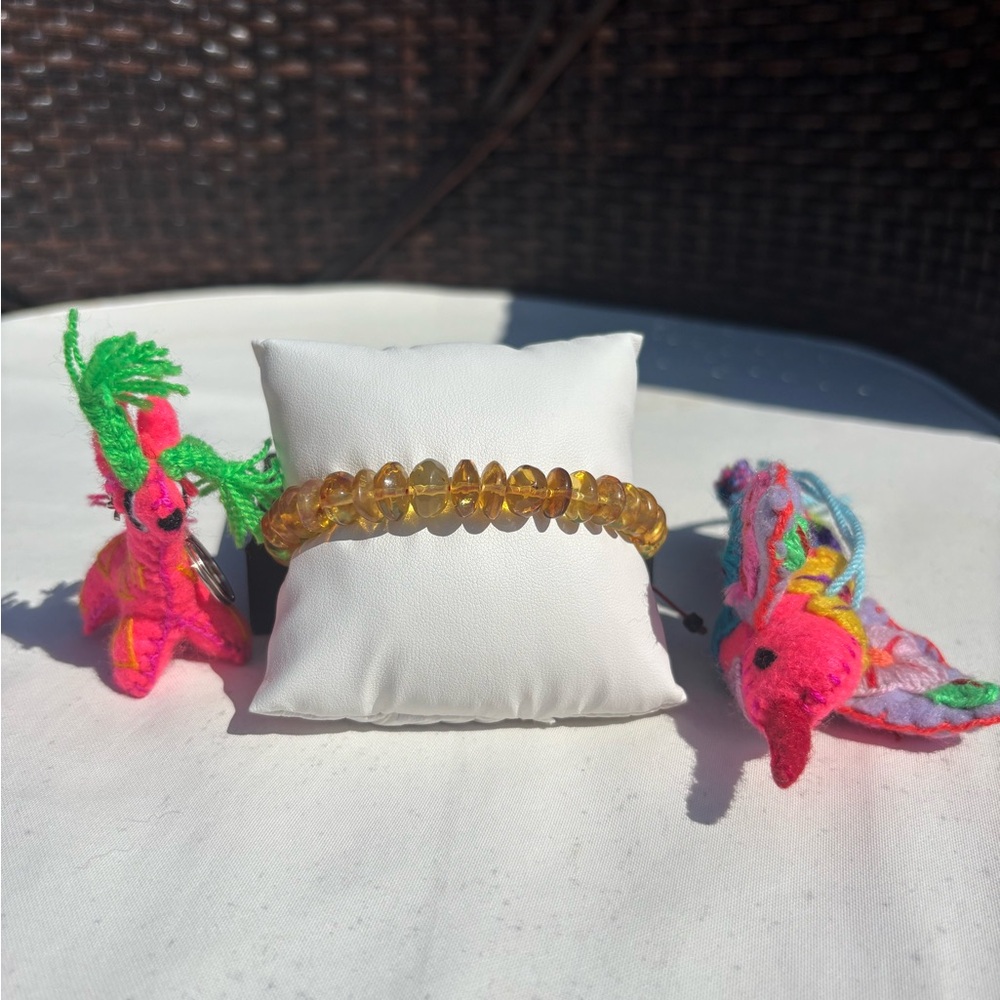 Ajustable Amber Bracelet